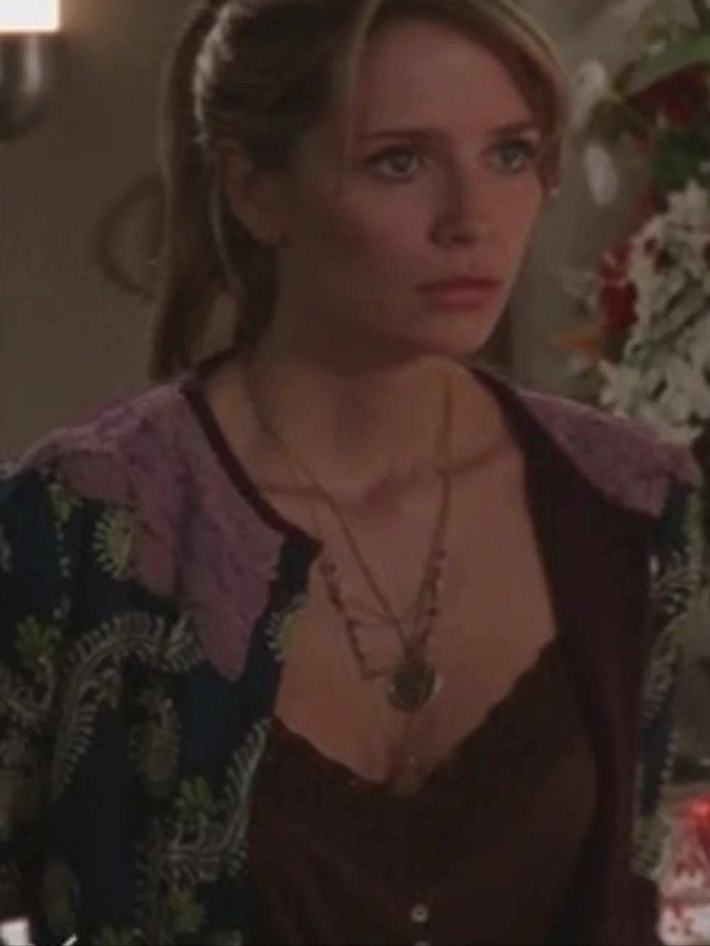 Vintage Free People Mix Media Knit Cardigan Patchwork Lace ASO Marissa Cooper OC